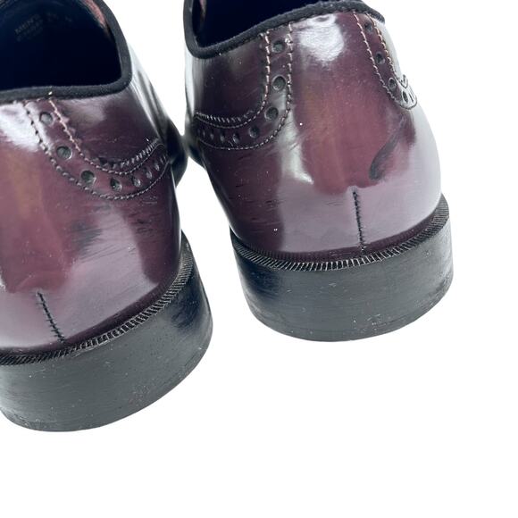 Cole Haan Grand OS Mens Perforated Cap Toe Dress Shoes in Bloodstone 9.5M - Picture 5 of 12